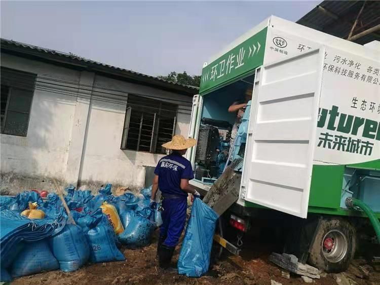 阿鲁科尔沁工业污泥压干处理